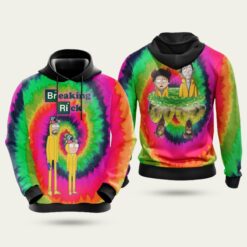 Breaking Rick Tie-Dye Rick and Morty Hoodie