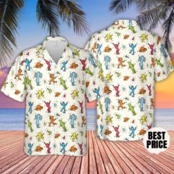 Colorful Alien Party Rick & Morty Hawaiian Shirt