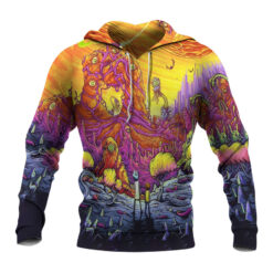 Cosmic Adventure Rick And Morty Hoodie front
