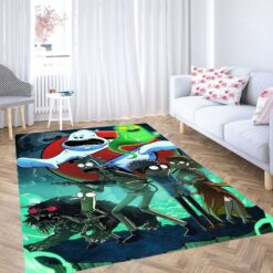 Ghostbusters Rick & Morty Rug