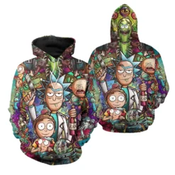 Interdimensional Chaos Rick and Morty Hoodie