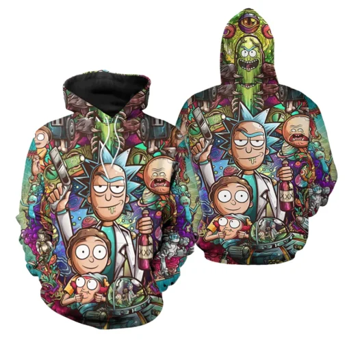 Interdimensional Chaos Rick and Morty Hoodie