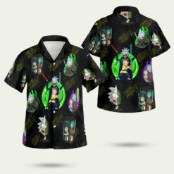 Interdimensional Lightsaber Battle Rick & Morty Hawaiian Shirt