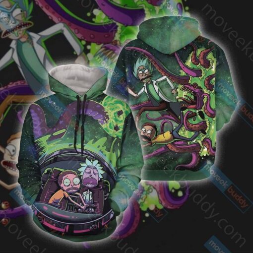 Intergalactic Escape Rick & Morty Hoodie