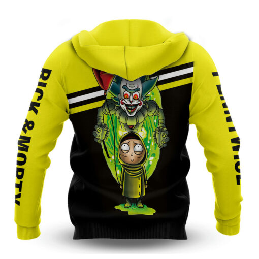 Pennywise Portal Rick and Morty Hoodie back