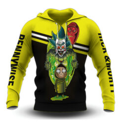 Pennywise Portal Rick and Morty Hoodie front