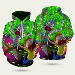 Portal Panic Rick and Morty Funny Hoodie