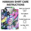 Psychedelic Adventure Rick & Morty Hawaiian Shirt instructions