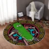 Rick and Mort Pickle Rick Adventure Round Rug Living Room