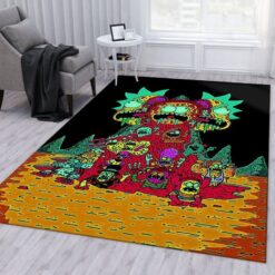 Rick and Morty Alien Chaos Rug