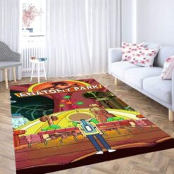 Rick And Morty Anatomy Park Adventure Rug