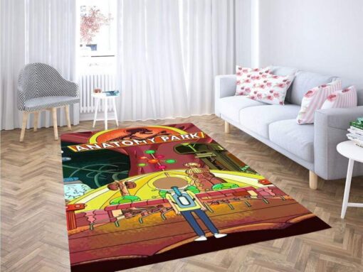 Rick And Morty Anatomy Park Adventure Rug