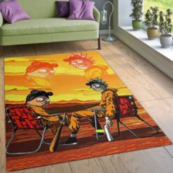 Rick And Morty Breaking Bad Area Rug