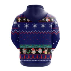 Rick And Morty Christmas Noel Mc Ugly Hoodie back