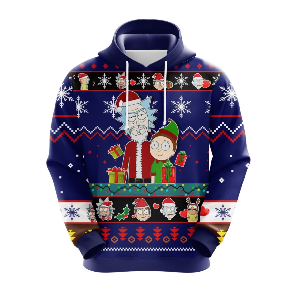 Rick And Morty Christmas Noel Mc Ugly Hoodie