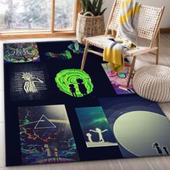 Rick and Morty Cosmic Artistry Rug