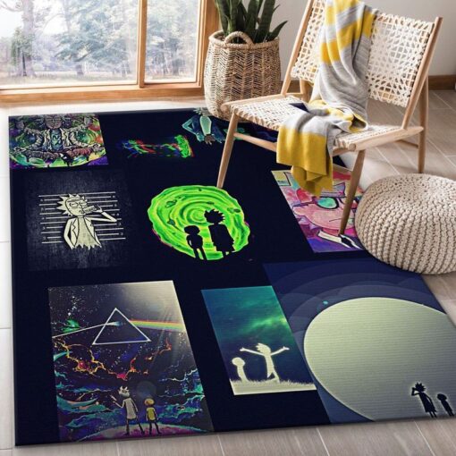Rick and Morty Cosmic Artistry Rug
