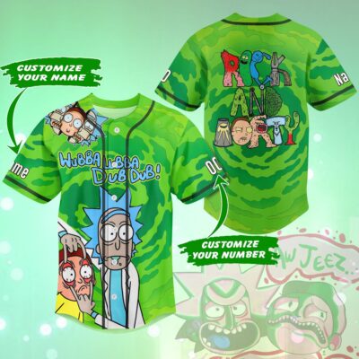 Rick and Morty Cosmic Chaos Baseball Jersey