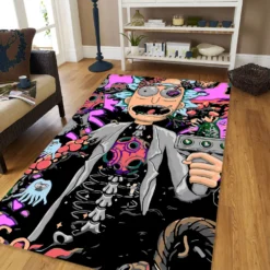 Rick and Morty Cosmic Chaos Rug
