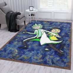 Rick and Morty Cosmic Escape Rug