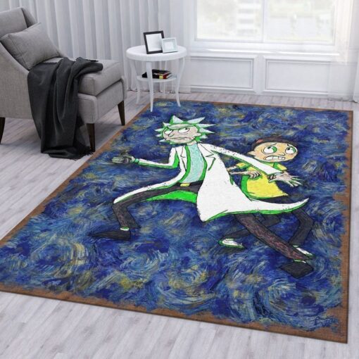 Rick and Morty Cosmic Escape Rug