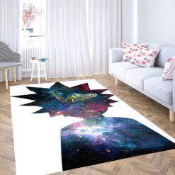 Rick And Morty Cosmic Rick Nebula Rug