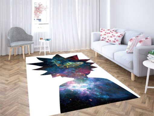 Rick And Morty Cosmic Rick Nebula Rug