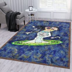 Rick and Morty Cosmic Surfing Rug
