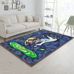 Rick and Morty Cosmic Voyage Rug