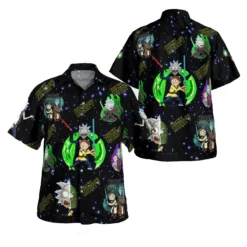 Rick And Morty Cross Over SW Hawaiian Shirt