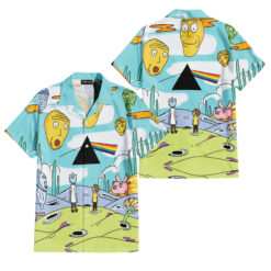 Rick and Morty Dark Side Of The Moon Hawaiian Shirt