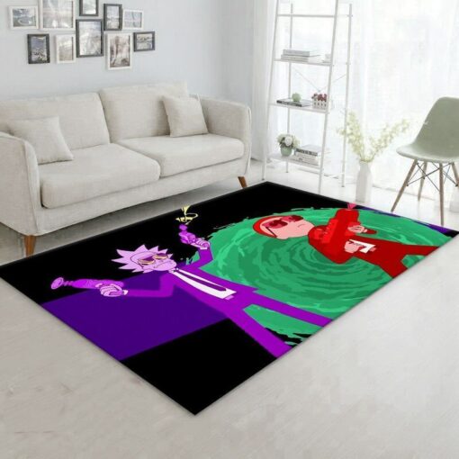 Rick and Morty Dimension Chaos Rug