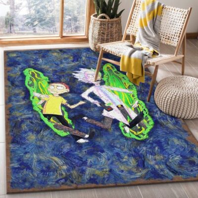 Rick and Morty Dimension Jump Rug