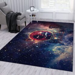 Rick and Morty Don't Panic Rug