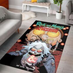 Rick And Morty Dungeons And Dragons Cartoon Movies Area Rug