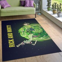 Rick and Morty Galactic Adventure Area Rug