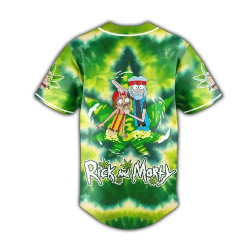 Rick and Morty Galactic Adventure Baseball Jersey back