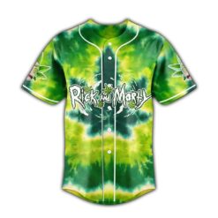 Rick and Morty Galactic Adventure Baseball Jersey front