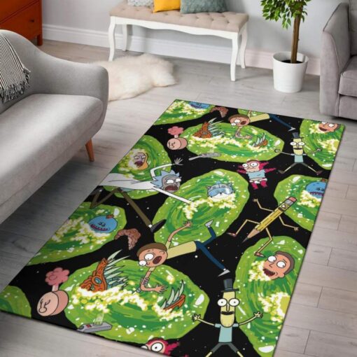 Rick and Morty Galactic Adventure Rug