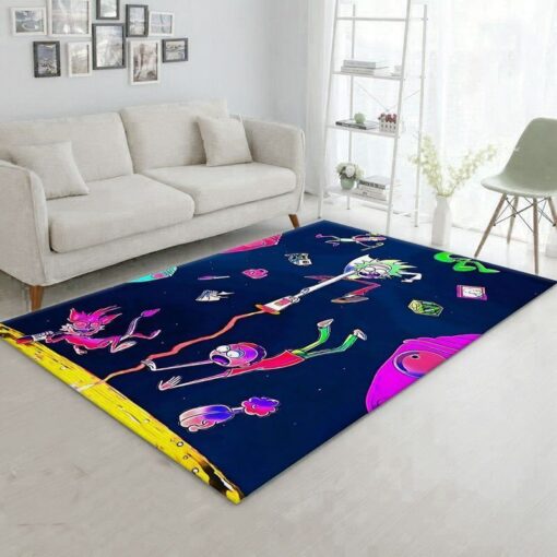 Rick and Morty Galactic Adventures Rug
