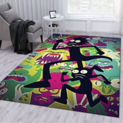 Rick and Morty Galactic Battle Rug