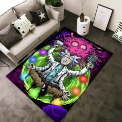 Rick and Morty Galactic Bliss Rug