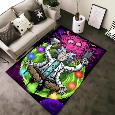 Rick and Morty Galactic Bliss Rug