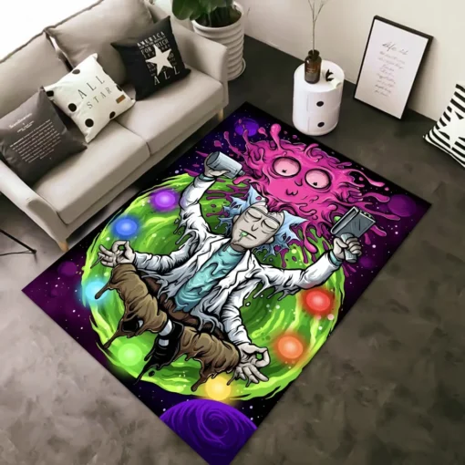 Rick and Morty Galactic Bliss Rug