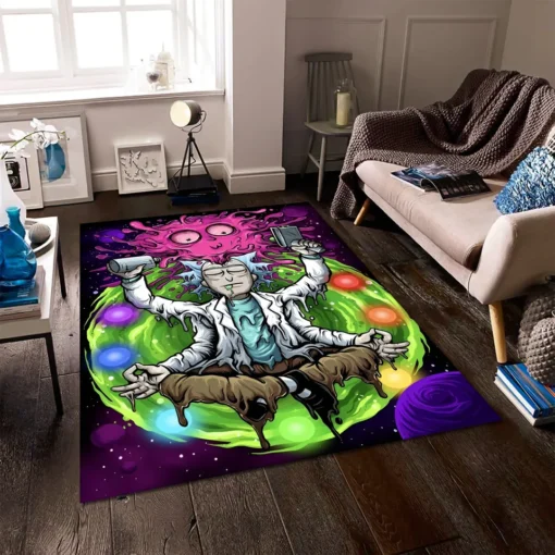 Rick and Morty Galactic Bliss Rug
