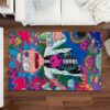 Rick and Morty Galactic Brainstorm Rug Living room Rug