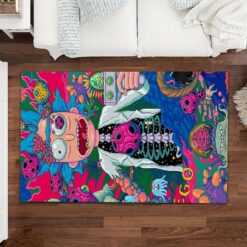 Rick and Morty Galactic Brainstorm Rug Living room Rug