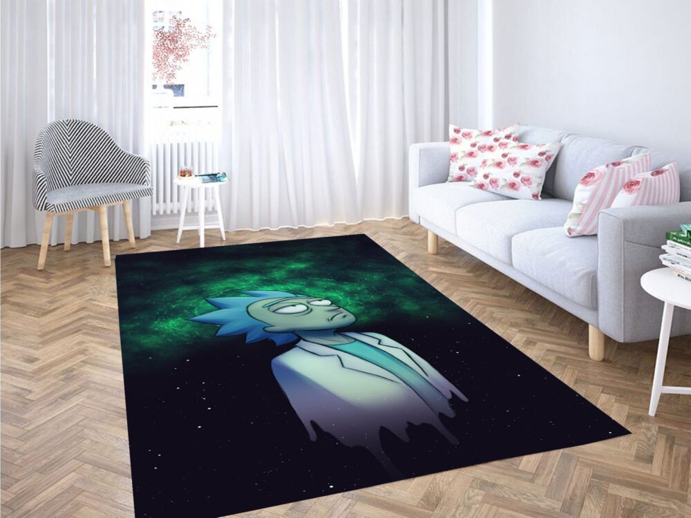 Rick And Morty Galactic Rick Stare Rug