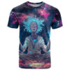 Rick And Morty Galactic Zen Master Shirt front