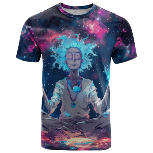 Rick And Morty Galactic Zen Master Shirt front